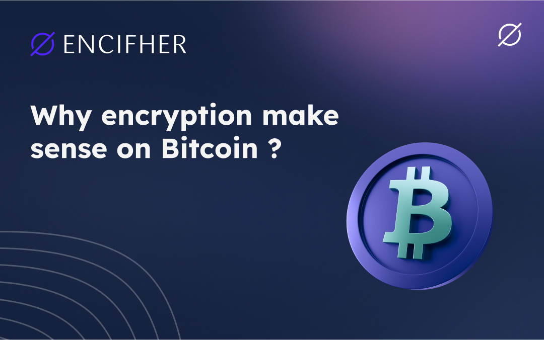 Why encryption make sense on Bitcoin ?